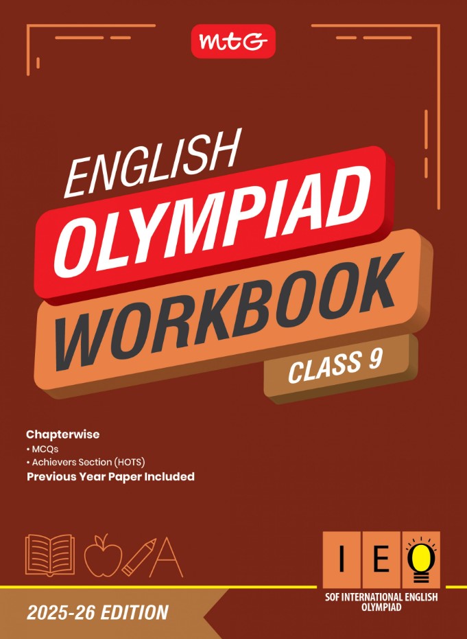 MTG International English Olympiad (IEO) Workbook for Class 9 - SOF Olympiad Preparation Books | 2025-2026 Edition